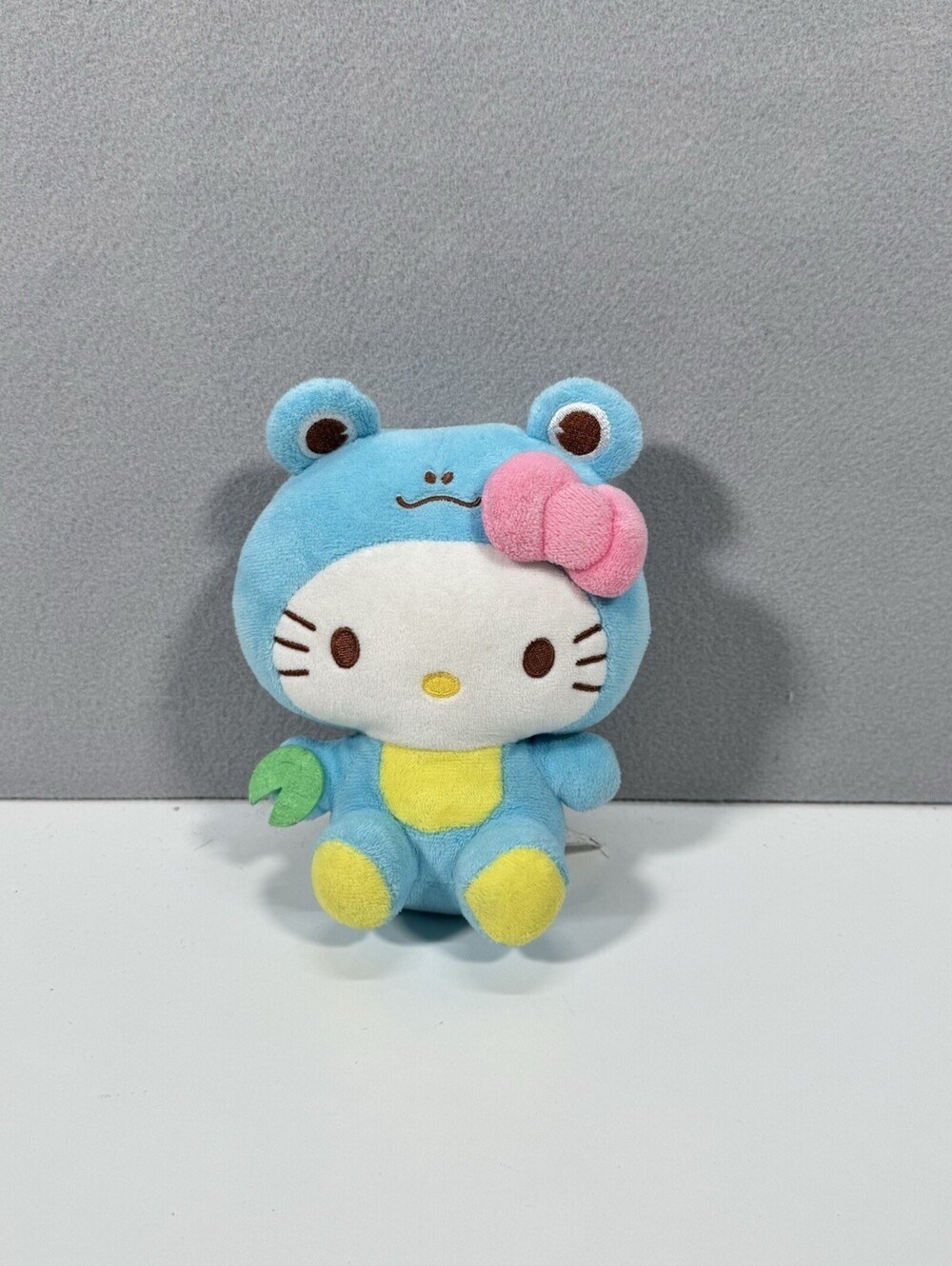 Hello Kitty Blue Frog Plushie